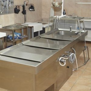 autopsy table
