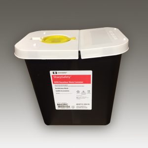 Black Hazardous Collection Container