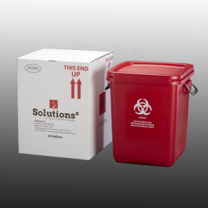 28 gallon biohazard mailback kit - box and container