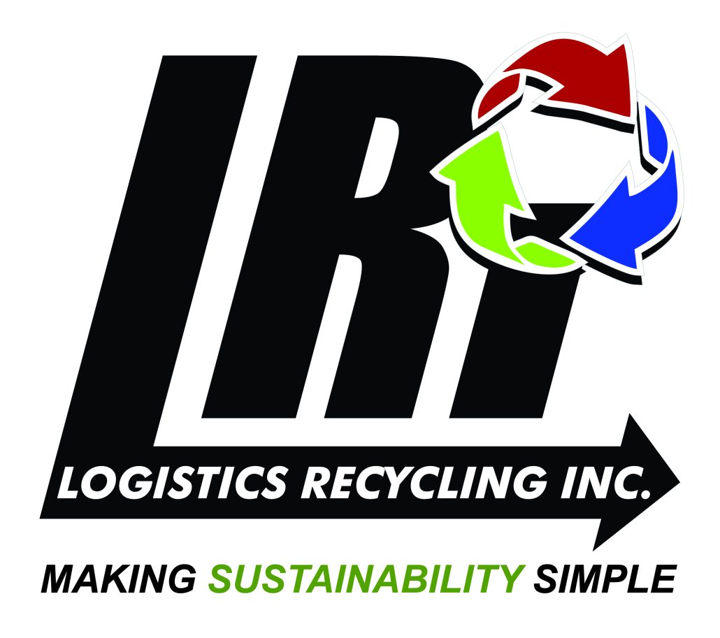 MERI logo with recycle symbol and A Division of Logistics Recycling Inc