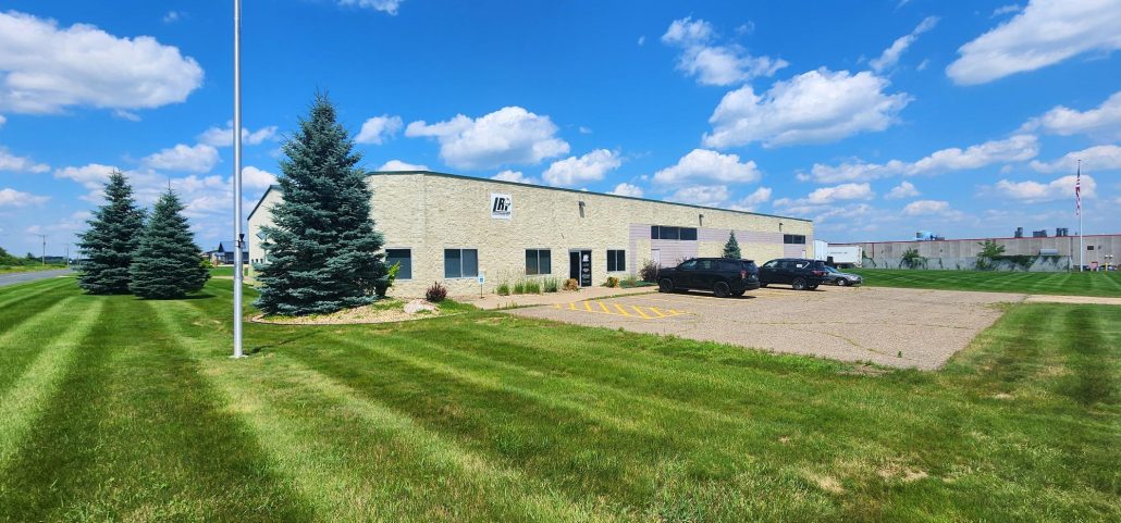 Front of warehouse building